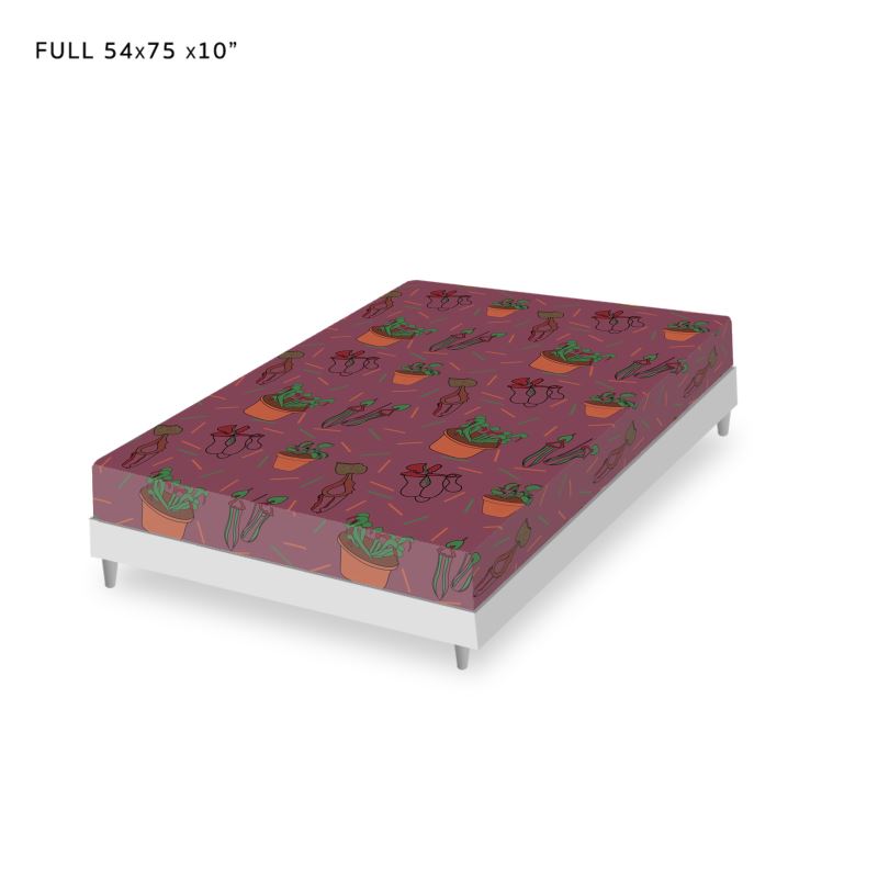 Carnivorous Plant Fitted Sheet