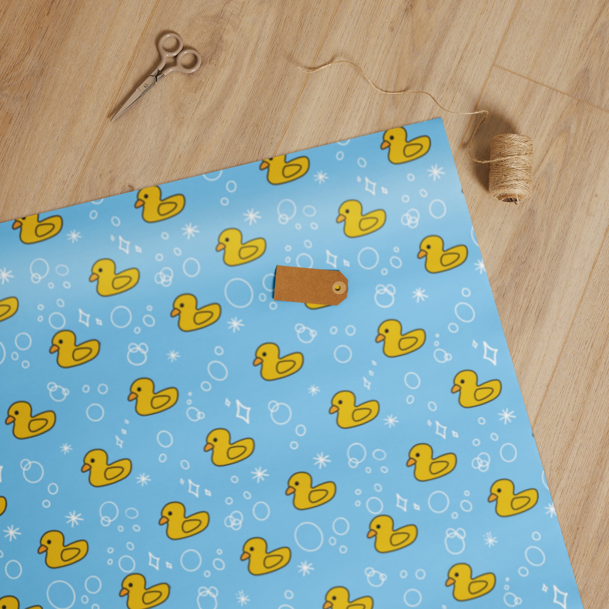 Rubber Duck Gift Wrapping Paper