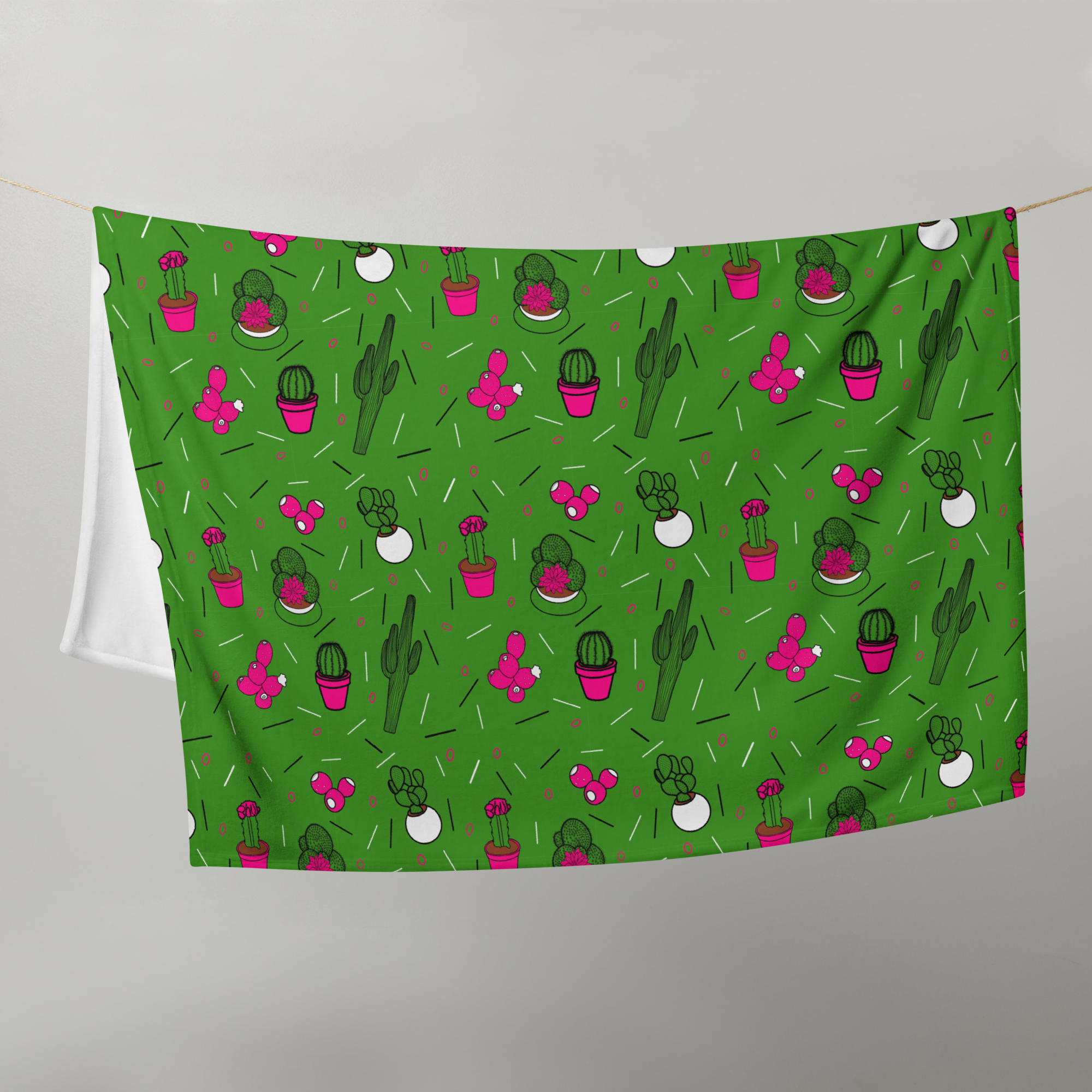 Cactus Throw Blanket