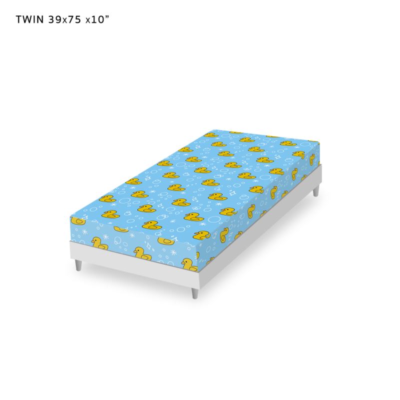 Rubber Duck Sheet and Pillow Set