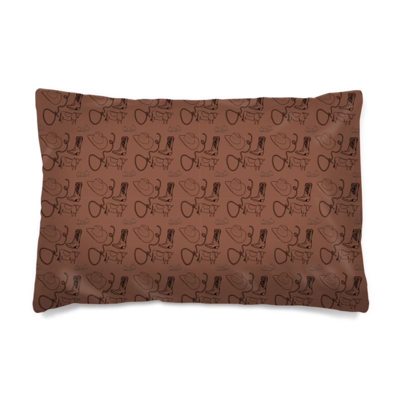 Brown Cowpoke Duvet Cover