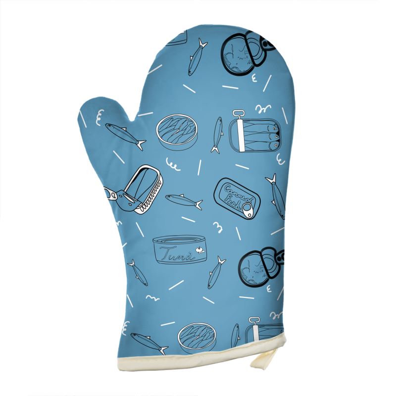 Tinned Fish Oven Mitt