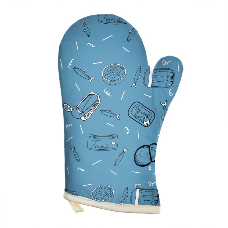 Tinned Fish Oven Mitt