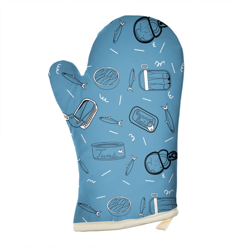 Tinned Fish Oven Mitt