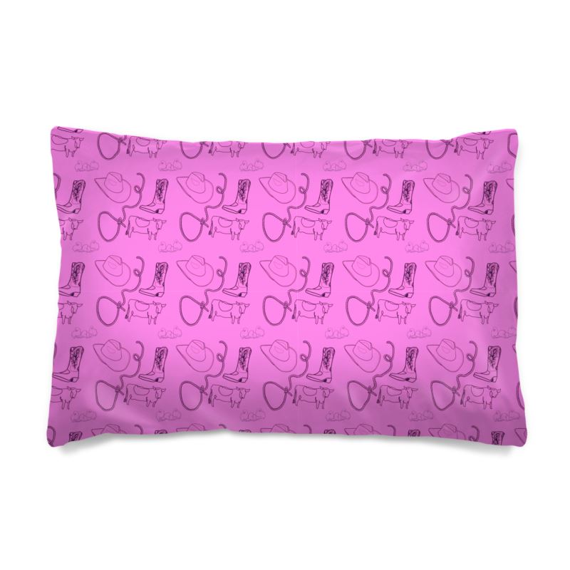 Pink Cowpoke Duvet Cover