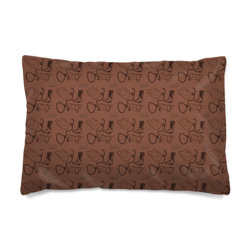 Brown Cowpoke Fitted Sheet Set