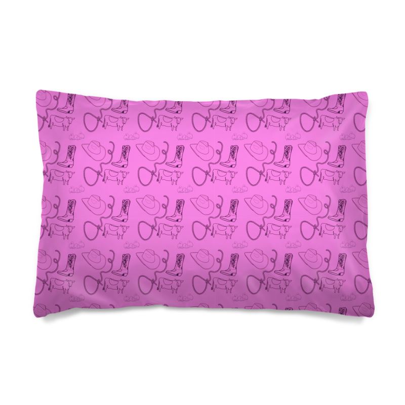 Pink Cowpoke Fitted Sheet Set