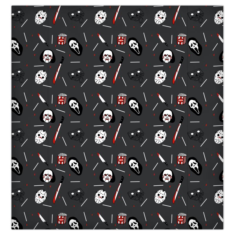 Horror Flix Duvet Cover