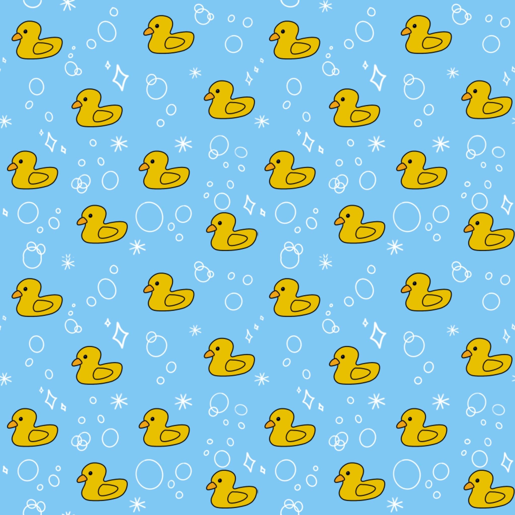 Rubber Duck Sheet and Pillow Set