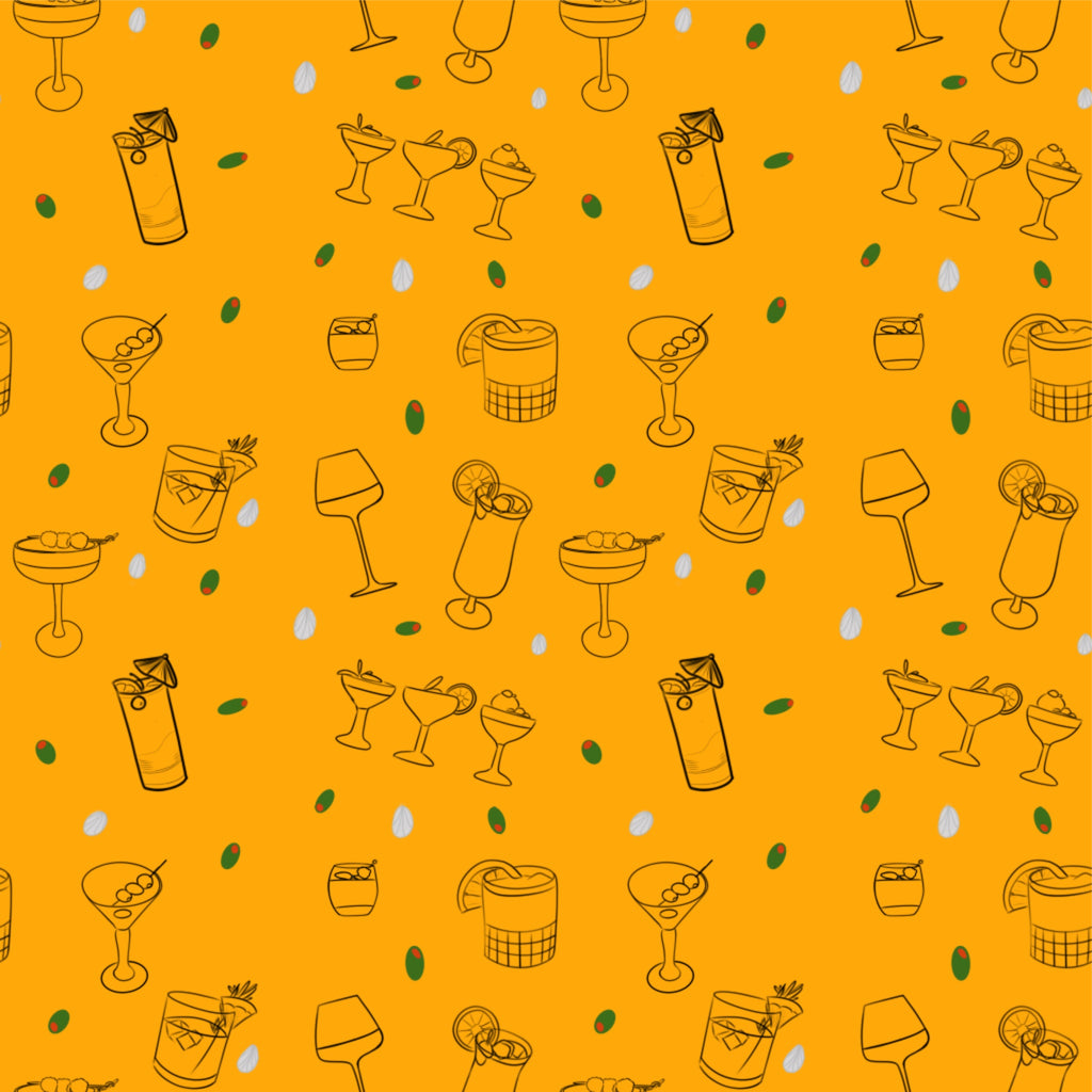 Cocktail Double Oven Mitt