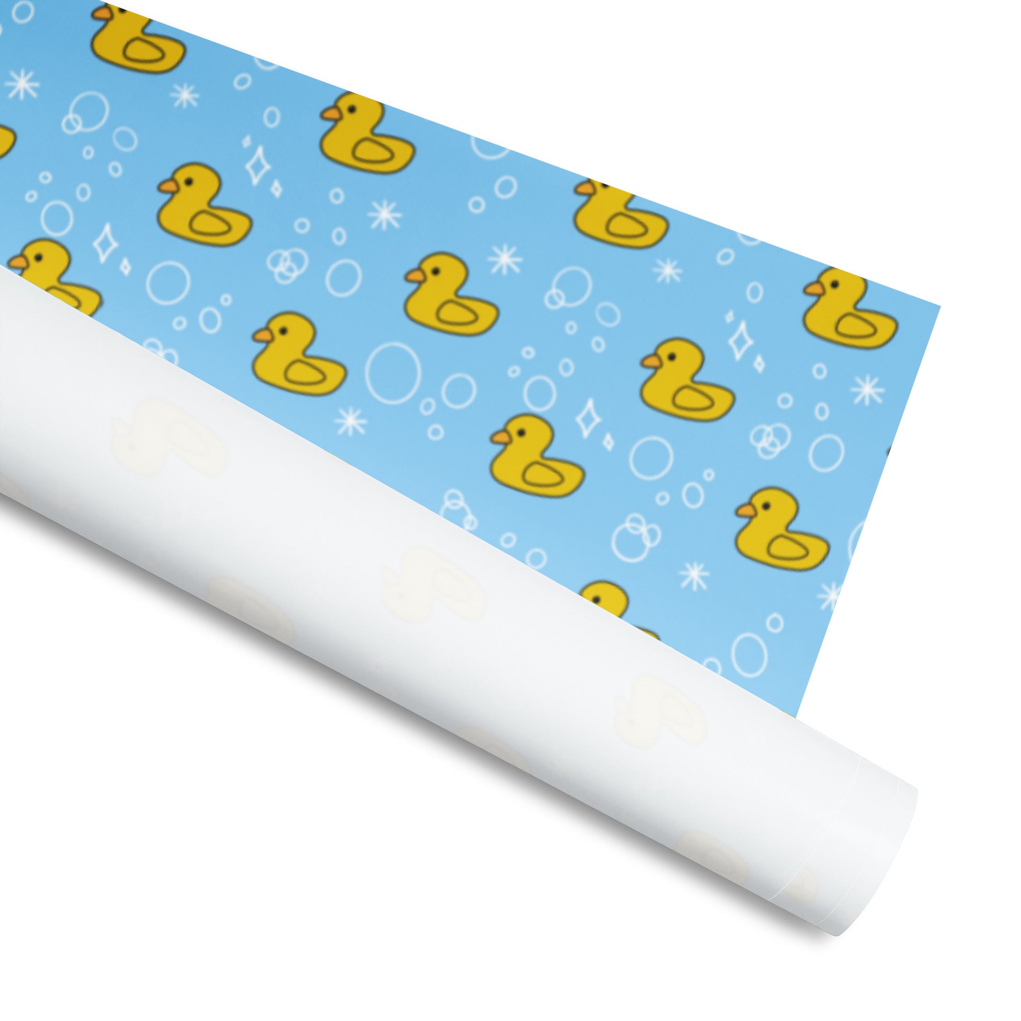 Rubber Duck Gift Wrapping Paper