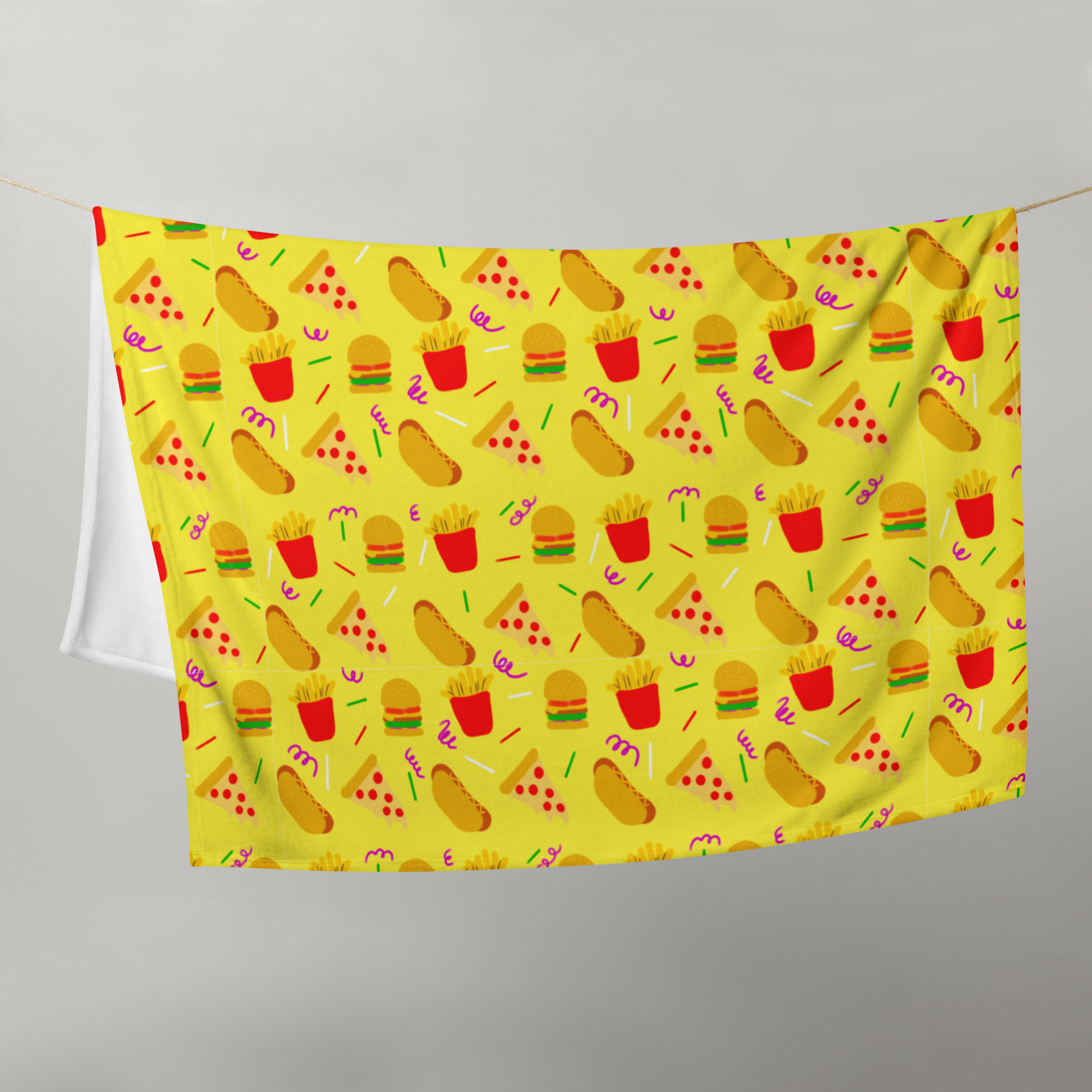 Fast Food Throw Blanket
