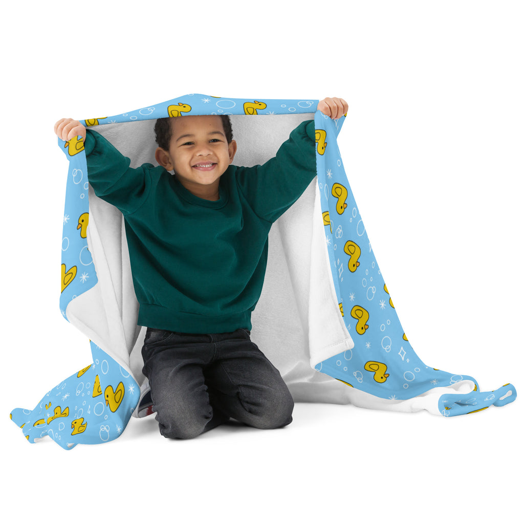 Rubber Duck Throw Blanket