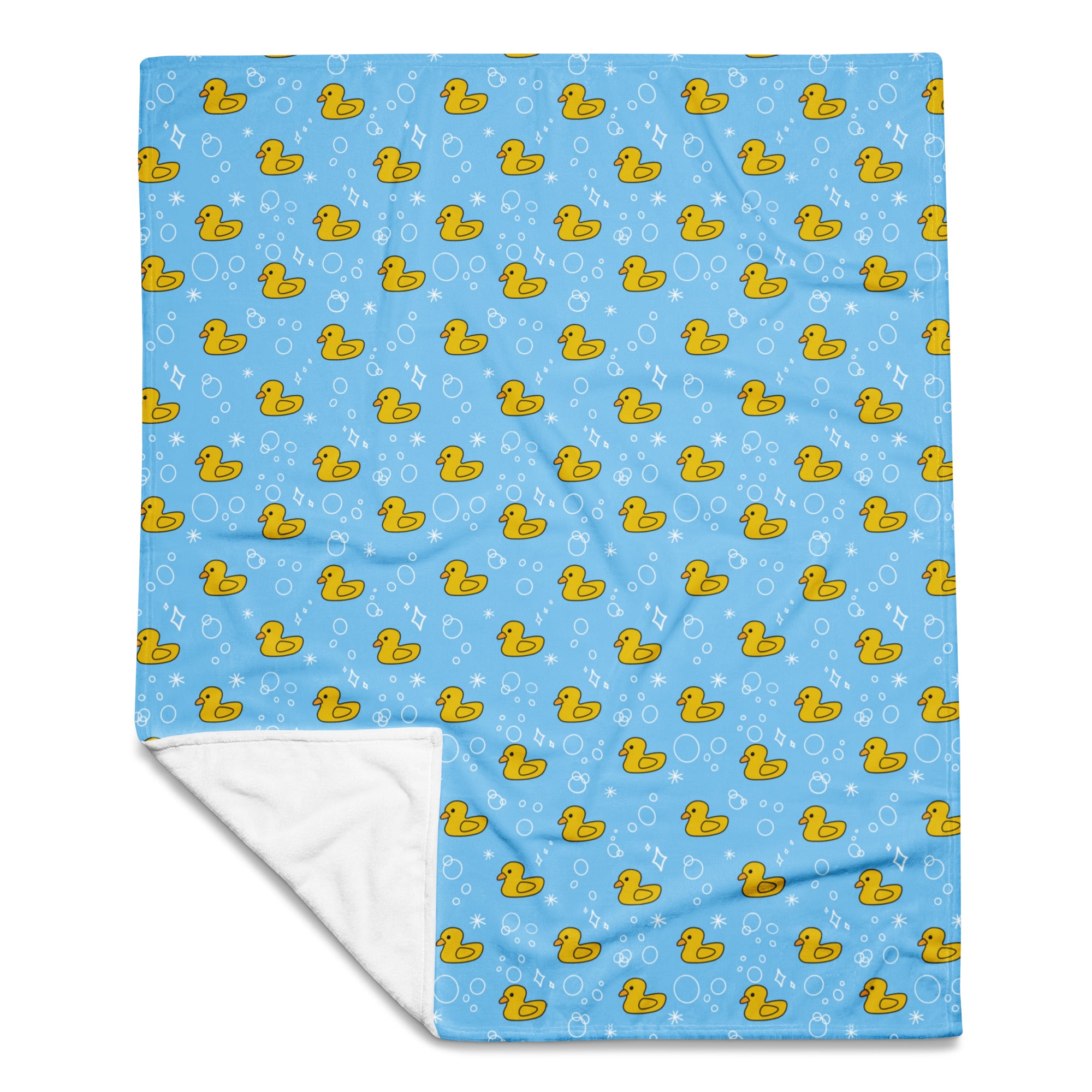 Rubber Duck Throw Blanket