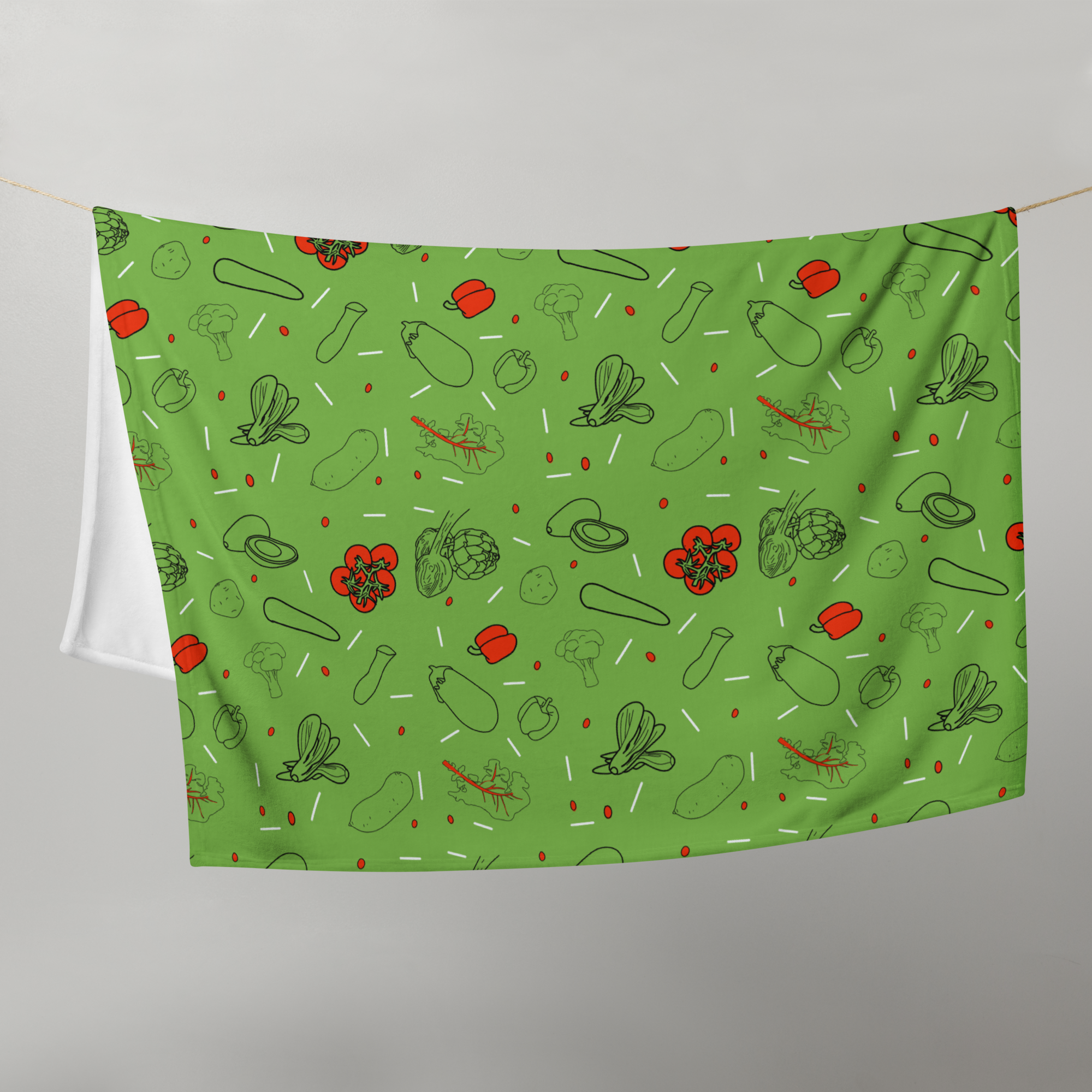 Veggie Throw Blanket