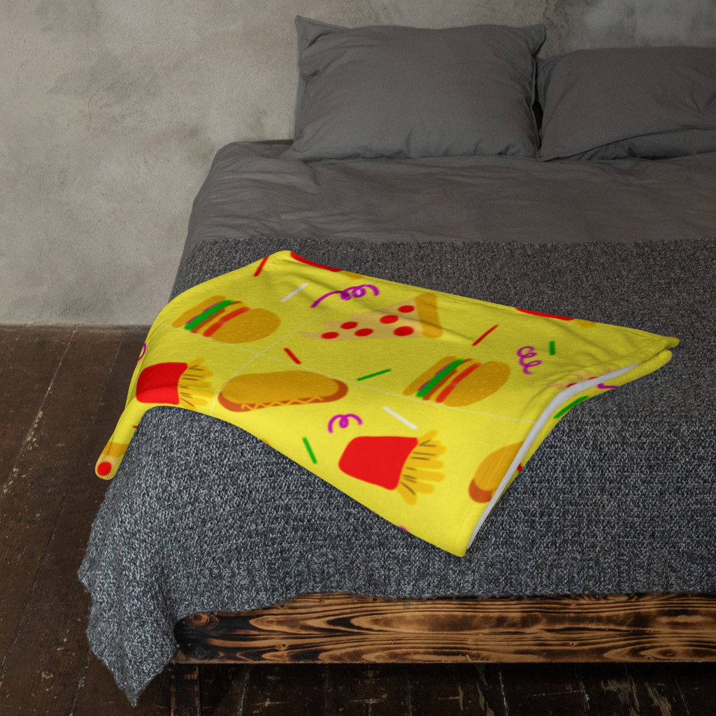 Fast Food Throw Blanket