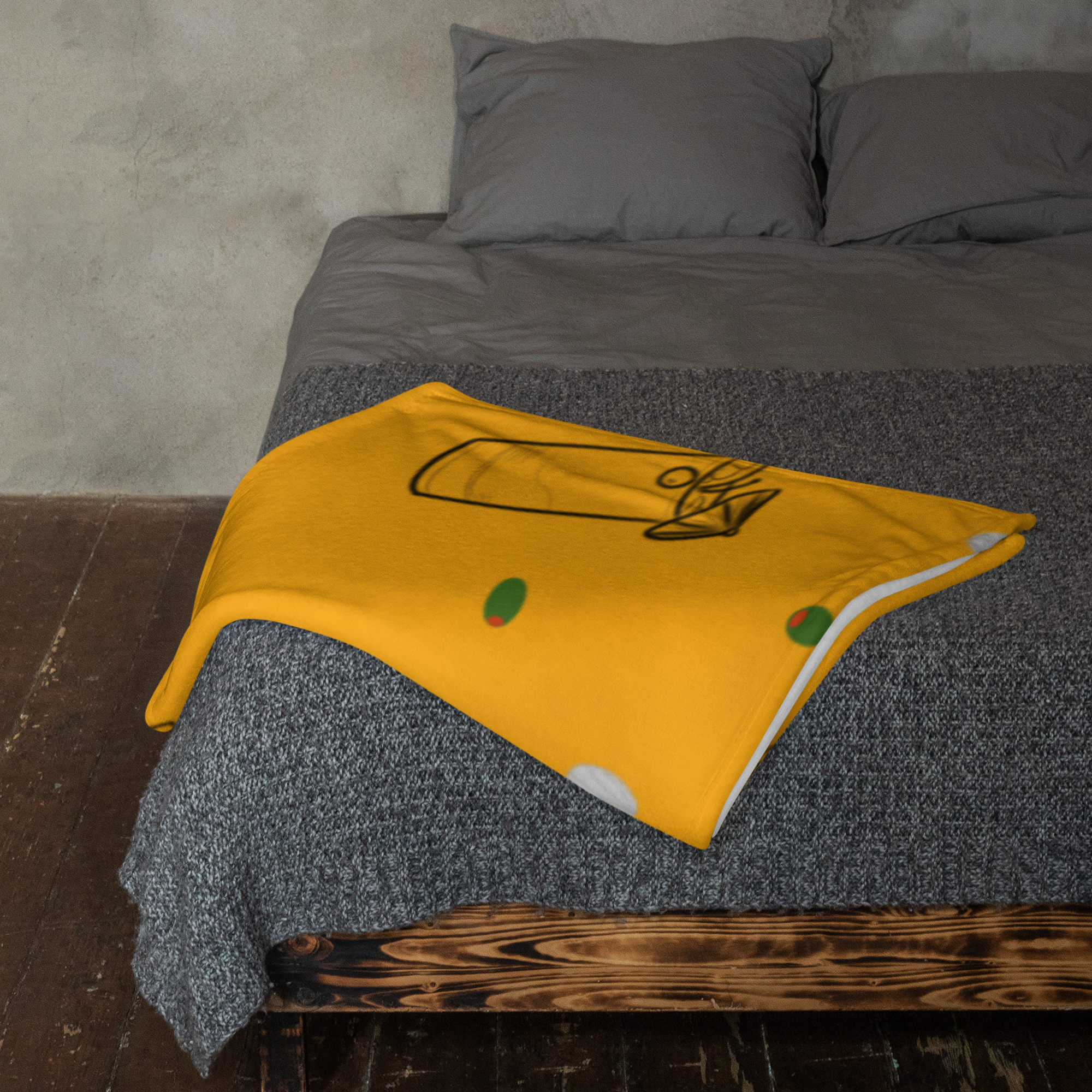 Cocktail Throw Blanket