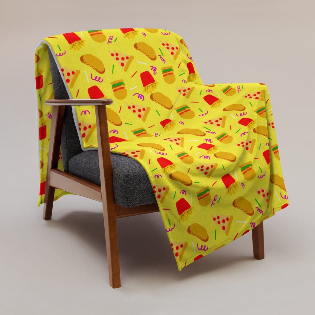 Fast Food Throw Blanket