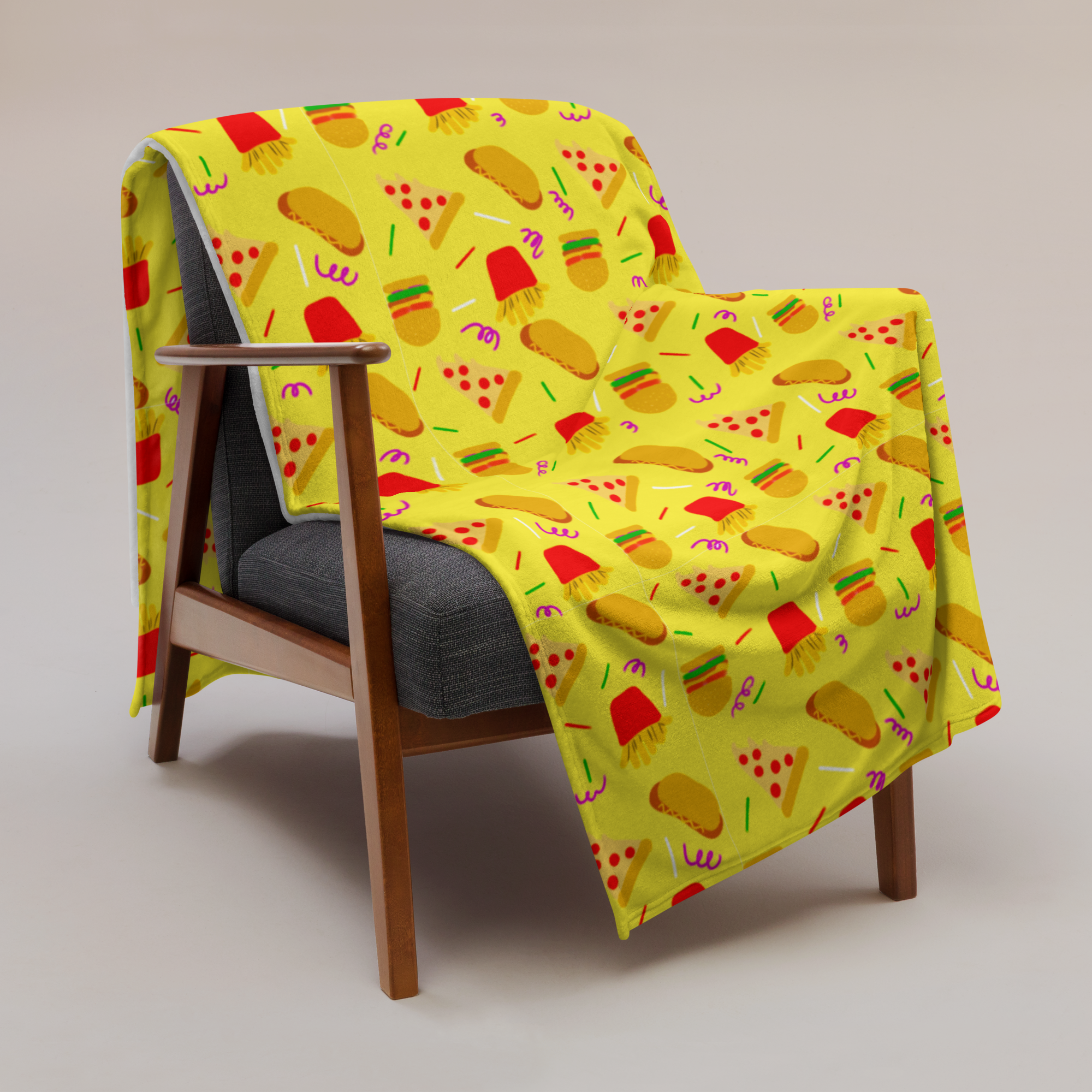 Fast Food Throw Blanket