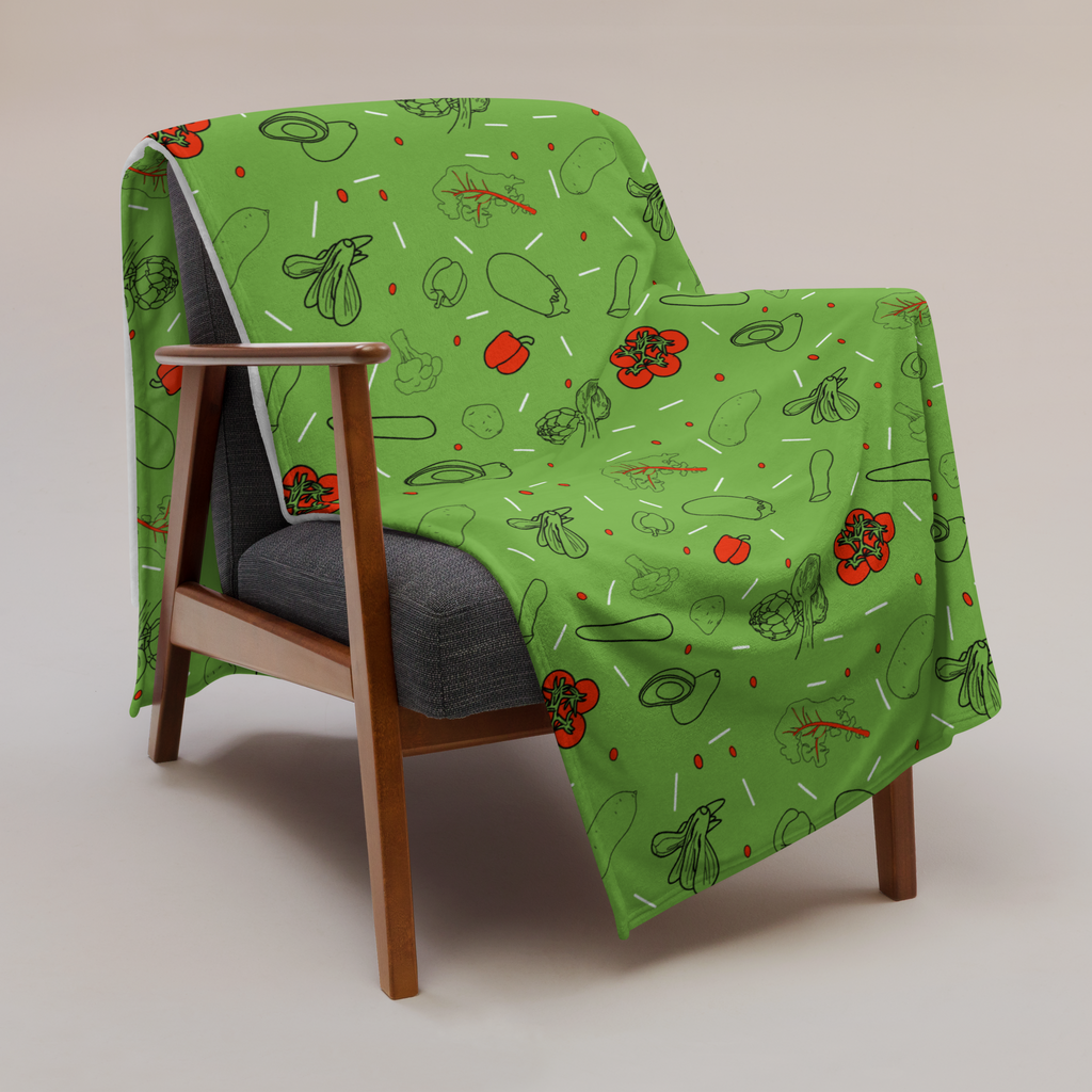 Veggie Throw Blanket