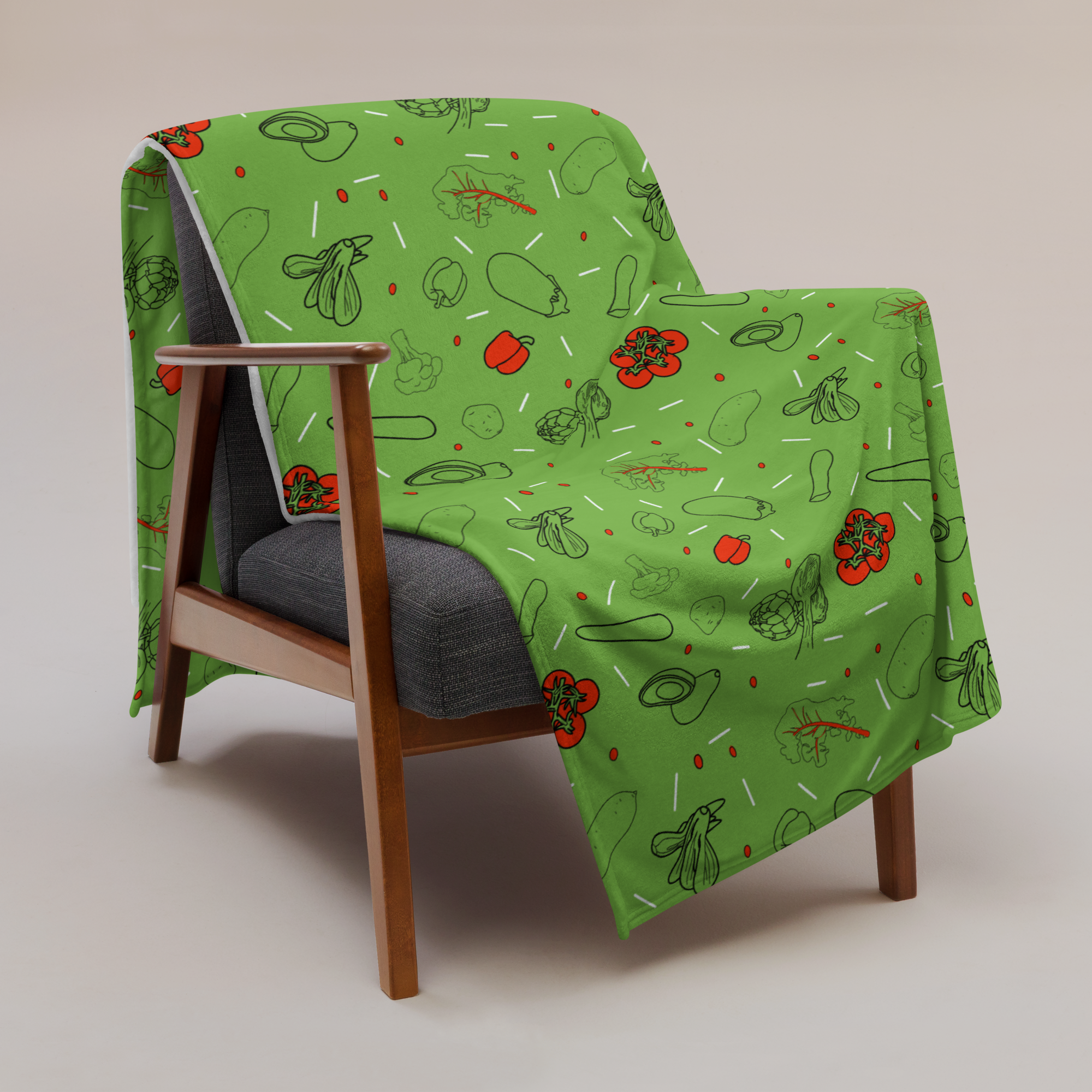 Veggie Throw Blanket