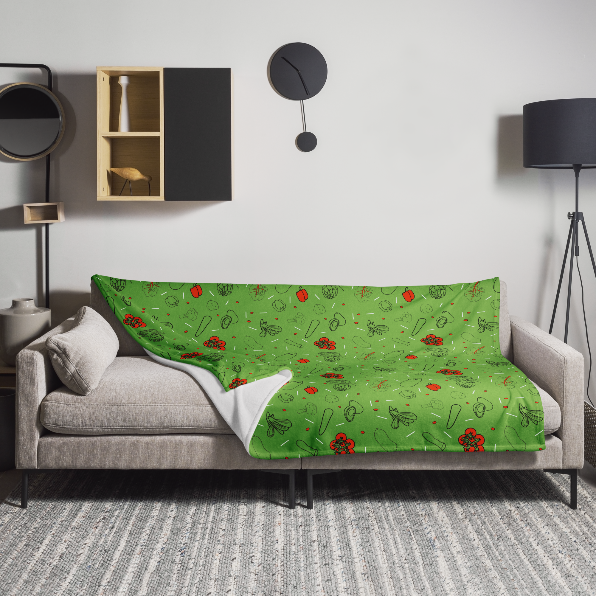 Veggie Throw Blanket